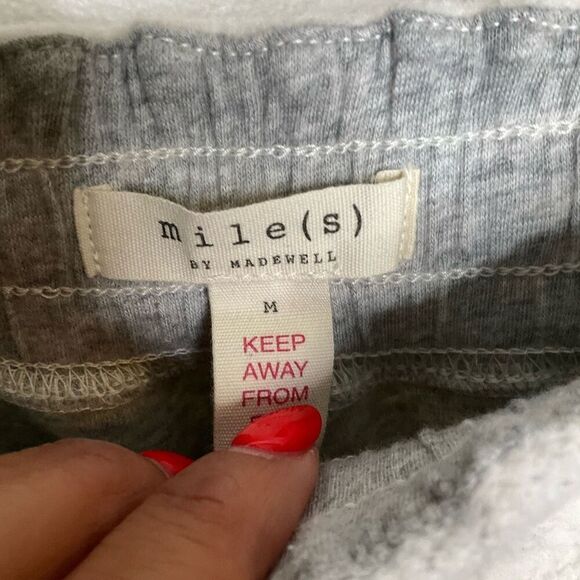 Madewell Miles Fleece Sweatpants - Picture 5 of 6